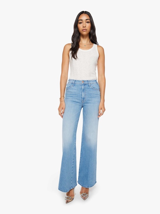 MOTHER Denim - MOTHER The Hustler Roller Sneak in Riding the Cliffside Wash Size 26